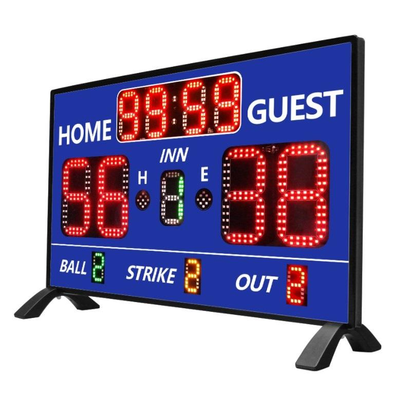 Scoreboard Digital - 野球・ソフトボールの練習用、電子デジタルLEDスコアボード