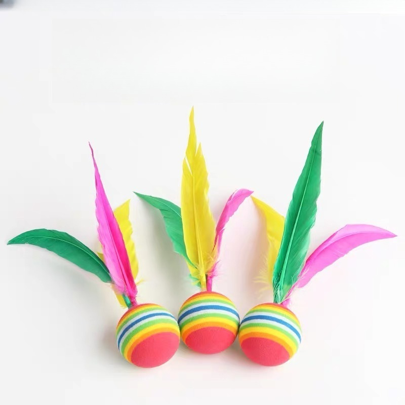 Badminton Shuttlecock - ジャズミントン屋外バドミントンボールセット子供用ゴムシャトルコックフェザーシャトルコックビーチキッズ子供ゲーム体操