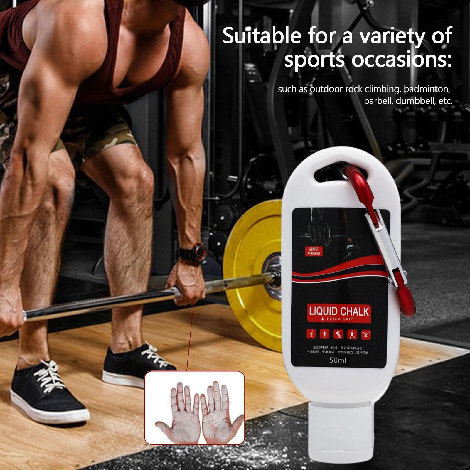 Sports Grip - スポーツ用液体マグネシウムパウダー フィットネスリフティング 滑り止めクリームグリップ 液体マグネシウム 室内ロッククライミングジム用