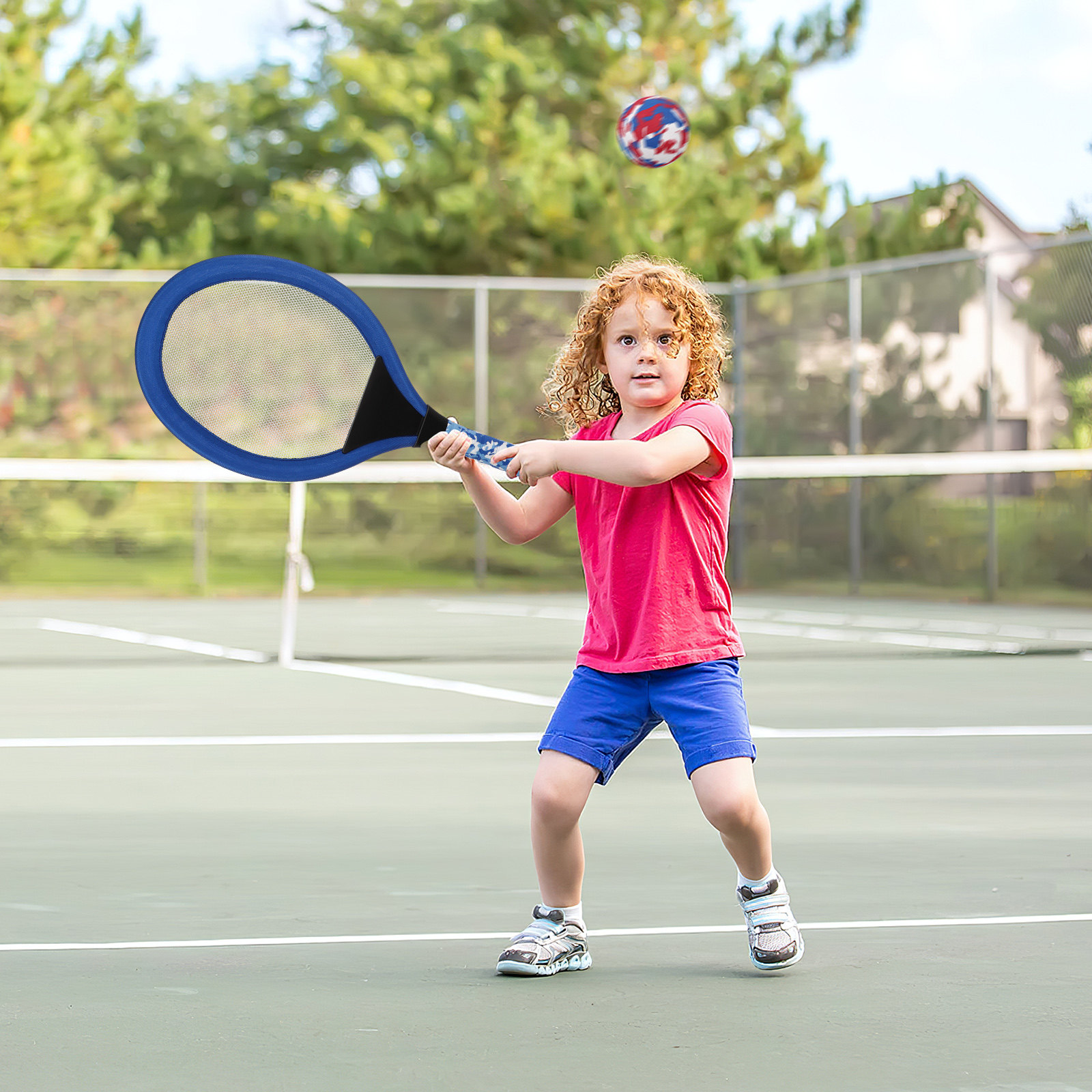 1組の軽量EVA製テニスラケットセット。バドミントン、テニス - Badminton Materi のレビューと価格