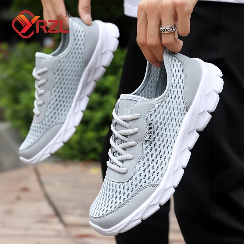 YRZL テニスシューズ男性用軽量スニーカー高品質通気性屋外 - Badminton Shoes Men のレビューと価格