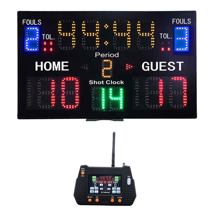 18650内蔵バッテリーまたはデジタルLEDバスケットボール - Scoreboard Digital のレビューと価格