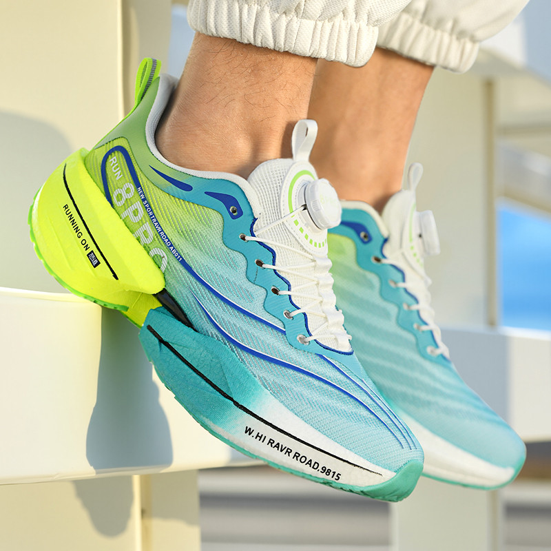 メンズスポーツシューズフルパームカーボンプレートマラソンレー - Badminton Shoes のレビューと価格