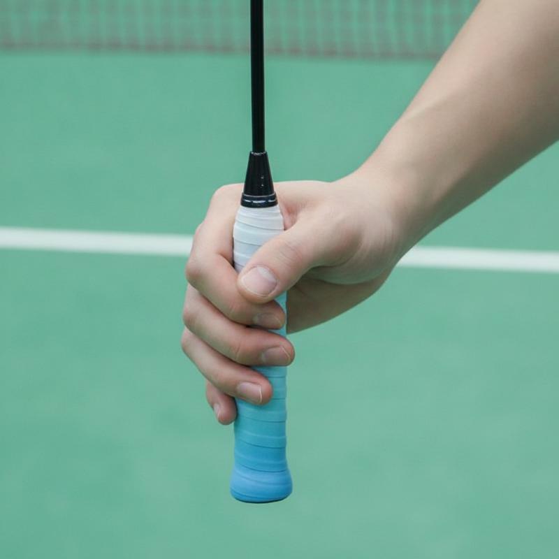 グラデーションカラースポーツオーバーグリップテープテニスオー - Badminton Racket のレビューと価格