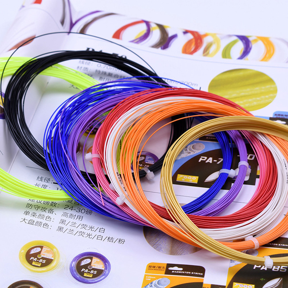 高性能バドミントンラケットストリング 0.69mm プレミア - Badminton Materi のレビューと価格