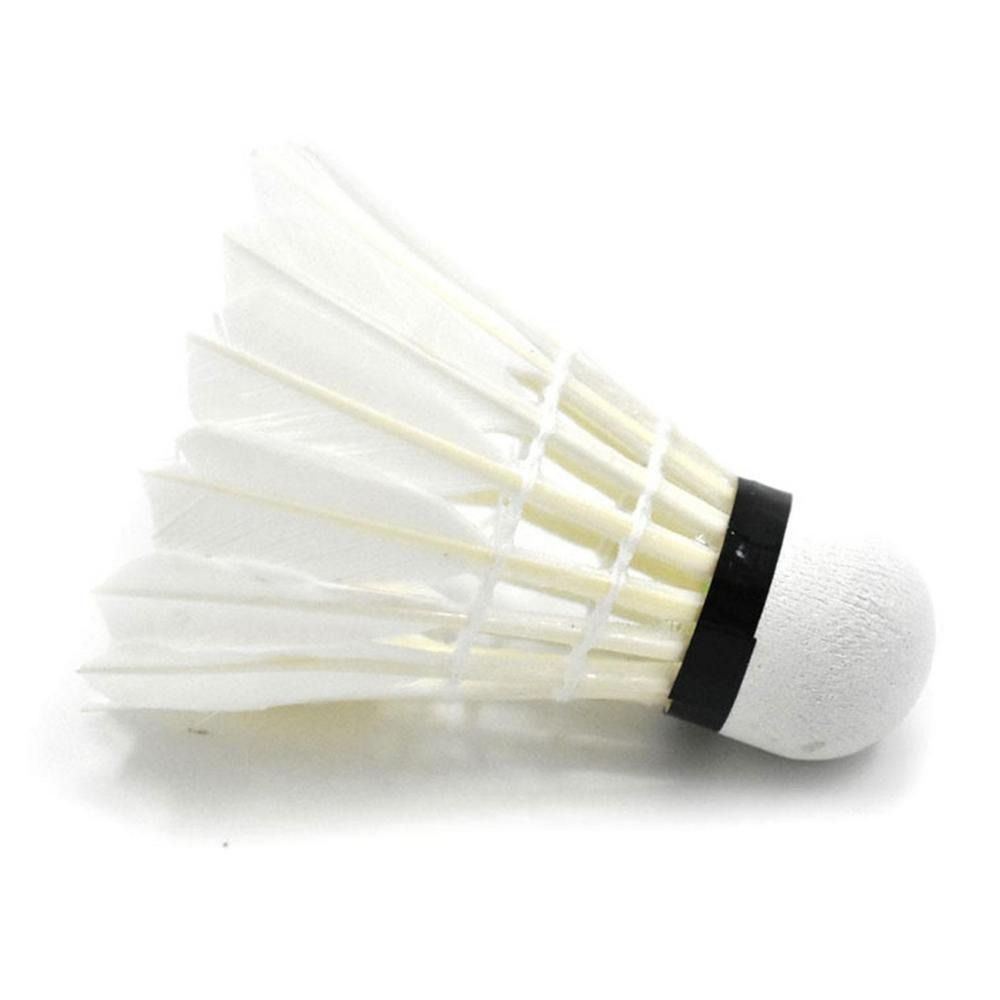 3/6/12 個プロフェッショナルバドミントン羽根黒ガチョウ - Feather Shuttlecock のレビューと価格
