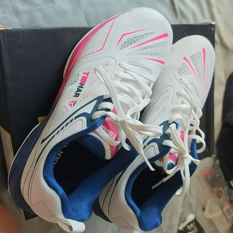 高級ブランド卓球シューズ滑り止めバドミントンシューズ超軽量屋 - Badminton Shoes Men のレビューと価格