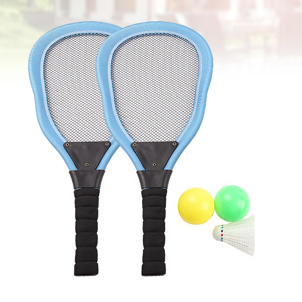 屋外スポーツ用、高級素材を使用したビーチラケット5点セット。 - Badminton Racket のレビューと価格